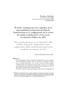 El poder constituyente como apéndice de la responsabilidad