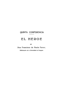 5. El Héroe, por Francisco de Paula Ferrer