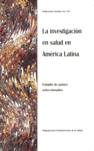 La investigación en salud en América Latina