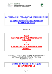 CONSUTEME BASES Sudamericano PAR Sub 15 y Sub 18