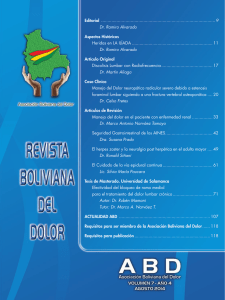 Vol. 7 - Asociación Boliviana del Dolor