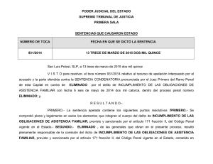 poder judicial del estado supremo tribunal de justicia primera sala