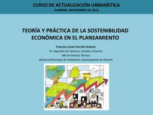 teoría y práctica de la sostenibilidad económica en el planeamiento