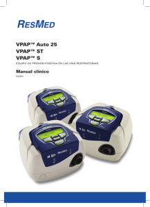 VPAP™ Auto 25 VPAP™ ST VPAP™ S