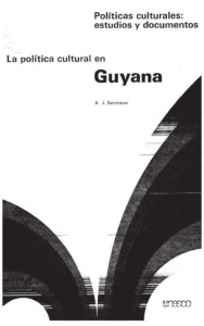 La Política cultural en Guyana - unesdoc