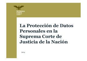 La Protección de Datos Personales en la Suprema Corte de Justicia