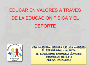 Educar en valores a través de la Educación Física y el Deporte