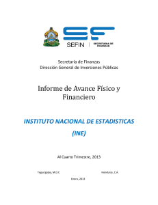 Instituto Nacional de Estadisticas (INE)