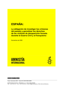 españa - Centro de Documentación de Amnistía Internacional