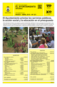 El Ayuntamiento Informa 321 - Ayuntamiento de Santa Lucía