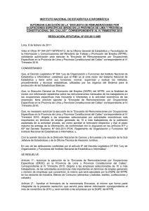 Resolución Jefatural N° 035-2011-INEI