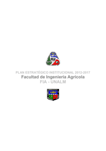 Plan Estratégico Institucional - Universidad Nacional Agraria La