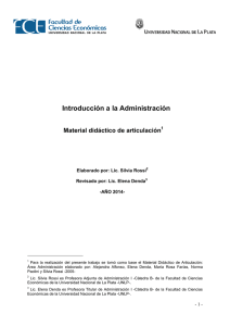 Introducción a la Administración -Material didáctico-2014Rev