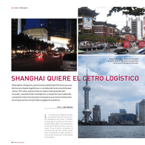 shanghai quiere el cetro logístico