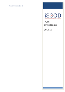 Plan Estratégico ISCOD 2013-2016