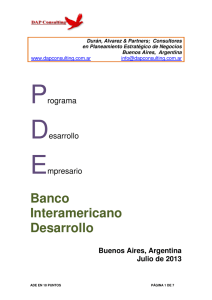 Banco Interamericano Desarrollo