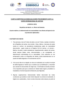 Caso Hipotético - Asociación Dominicana de las Naciones Unidas