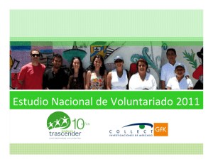 Estudio Nacional de voluntariado 2011