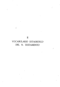 vocabulario estadistico del n. testamento