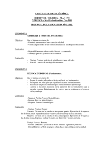 Voleibol Profundizacion - FACDEF .:. Sitio Oficial de la Facultad