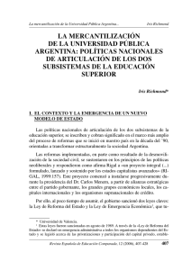 la mercantilización de la universidad pública argentina
