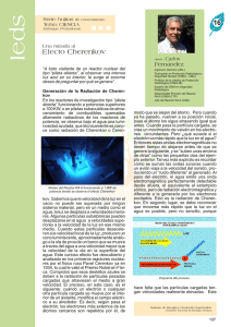 Efecto Cherenkov - Centro atómico Bariloche