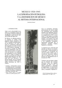mexico 1920-1945. la expropiación petrolera y la