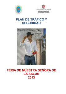 plan de tráfico y seguridad feria de nuestra señora de la salud 2013