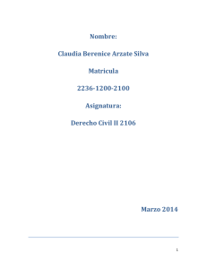 Derecho Civil II 2106 Marzo 2014