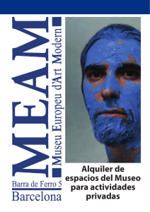 castellano - Museu Europeu d`Art Modern