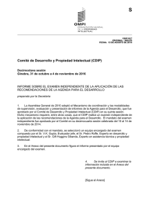 Comité de Desarrollo y Propiedad Intelectual (CDIP)