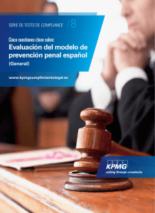 Evaluación del modelo de prevención penal español