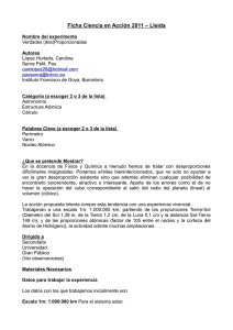 Ficha Ciencia en Acción 2011 – Lleida