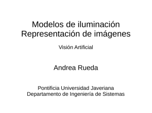 Modelos de iluminación Representación de imágenes