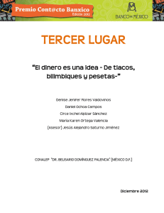 TERCER LUGAR - Banco de México