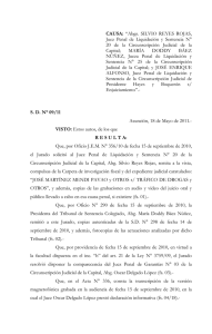 SD 09-11 - Jurado de Enjuiciamiento de Magistrados