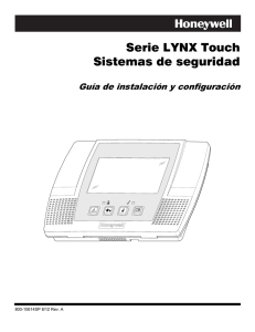 Serie LYNX Touch Sistemas de seguridad
