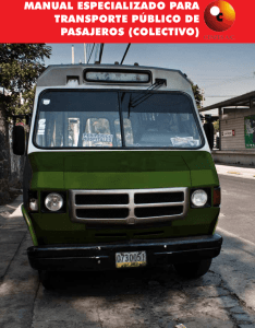 manual especializado para transporte público de pasajeros