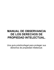Manual de Observancia de los Derechos de Propiedad
