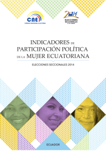 indicadores de participación política de la mujer ecuatoriana