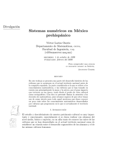 Sistemas numéricos en México prehispánico