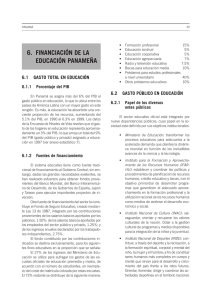 6. Financiación de la Educación Panameña