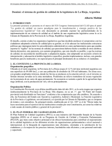 Dominó: el sistema de gestión de calidad de la legislatura de La