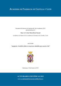 documento PDF - Academia de Farmacia de Castilla y León