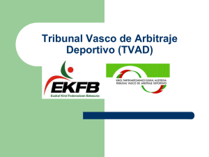 Tribunal Vasco de Arbitraje Deportivo (TVAD)