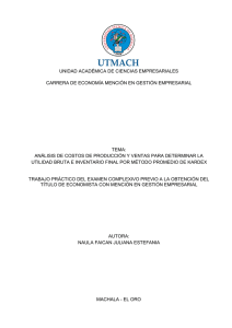 unidad acad&eacute;mica de ciencias empresariales carrera de econom&iacute;a