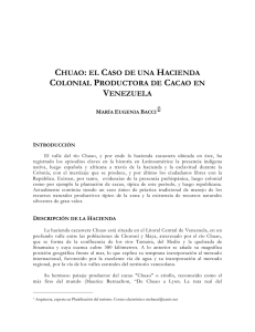 chuao: el caso de una hacienda colonial productora de