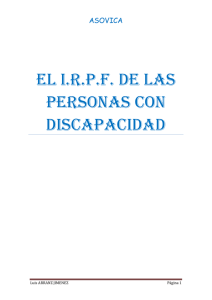 IRPF y discapacidad