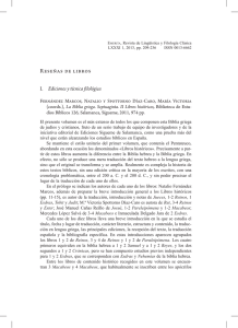 I. Ediciones y técnica filológica. II. Lingüistica - Emerita
