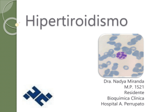 Hipertiroidismo - Asociación Bioquímica de Mendoza